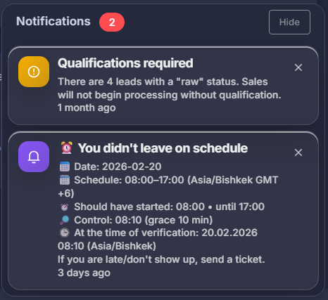 Convenient notifications